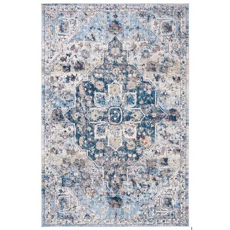 Safavieh 7 x 7 ft. Bristol Contemporary Round Area RugCream & Blue BTL365A-7R